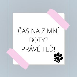 ❄️ ZIMA SE BLÍŽÍ ❄️ A proto není na co čekat ⛄️ Právě teď je správný čas k nákupu zimních botiček. Teď je výběr největší a...
