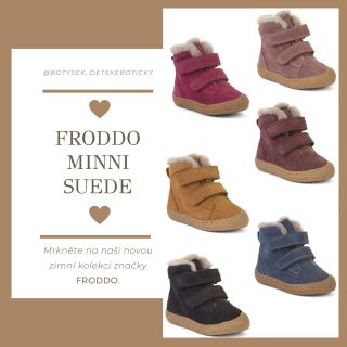 FRODDO MINNI SUEDE ▫️extrémně měkké, lehké a ohebné ▫️svršek z vysoce kvalitní vodoodpudivé broušené kůže ▫️semišová kůže...